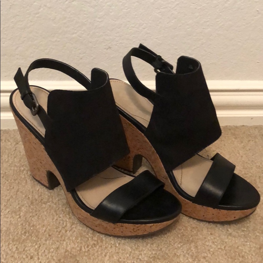 Naya “Misty” Cork Wedges from Anthropologie